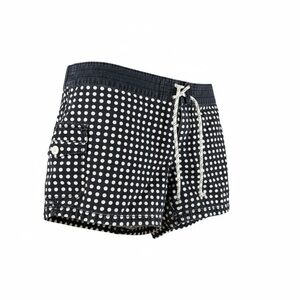 J. Crew Black and White Cargo Shorts with Polka Dot Design board shorts